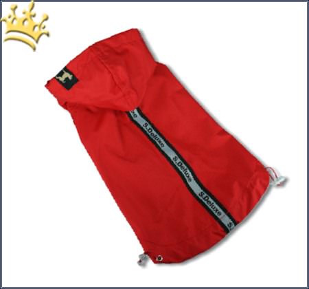 Hunderegenjacke Famous Rot