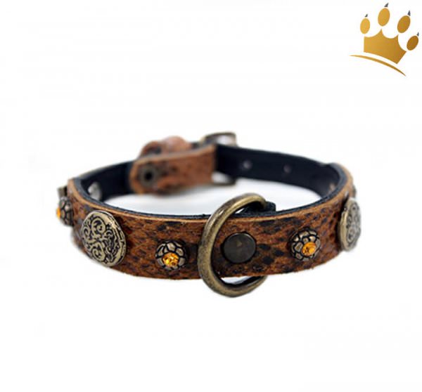 Hundehalsband Nodons Petite Cognac
