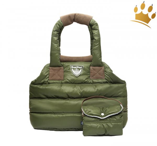 Puppyangel Hundetasche Love Down Padding Khaki