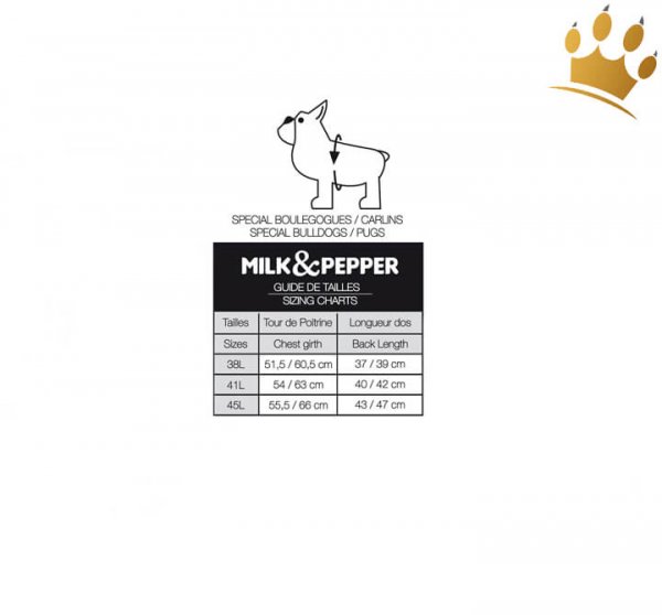 Milk & Pepper Alister Bully/Mops Hundepullover Khaki